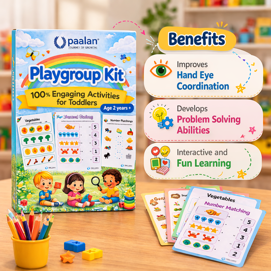 Playgroup Kit | Early Learning Worksheets | 100+ Engaging Activities | For Ages 2 yr +