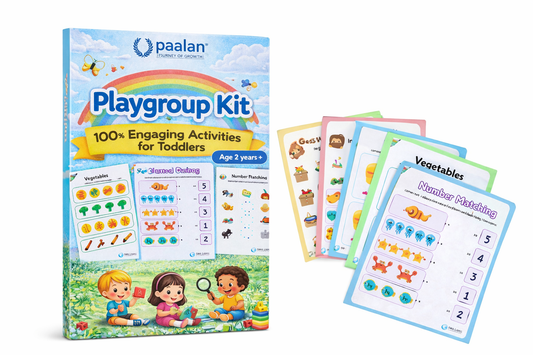 Playgroup Kit | Early Learning Worksheets | 100+ Engaging Activities | For Ages 2 yr +